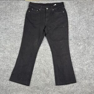 Levi's Jeans Womens Size 8M Black Bootcut Classic Stretch Denim‎ Solid 23292